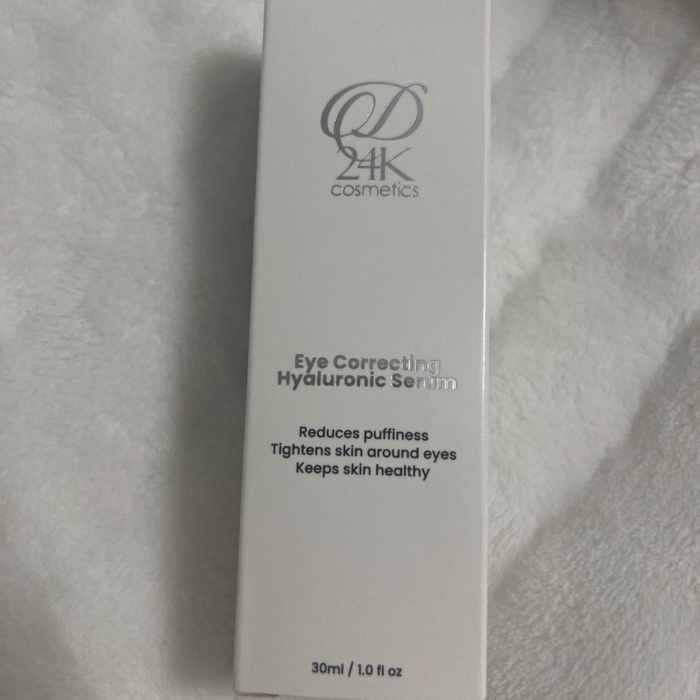 Eye correcting hyaluronic serum